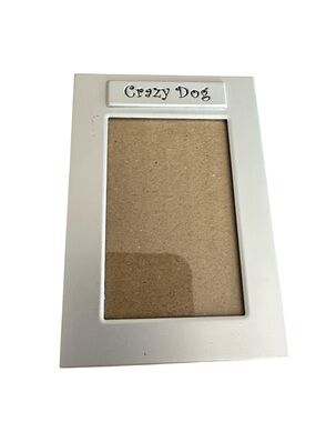 Silver and Black Photo Frame Fits a wallet sized photo- Classic Home Accents